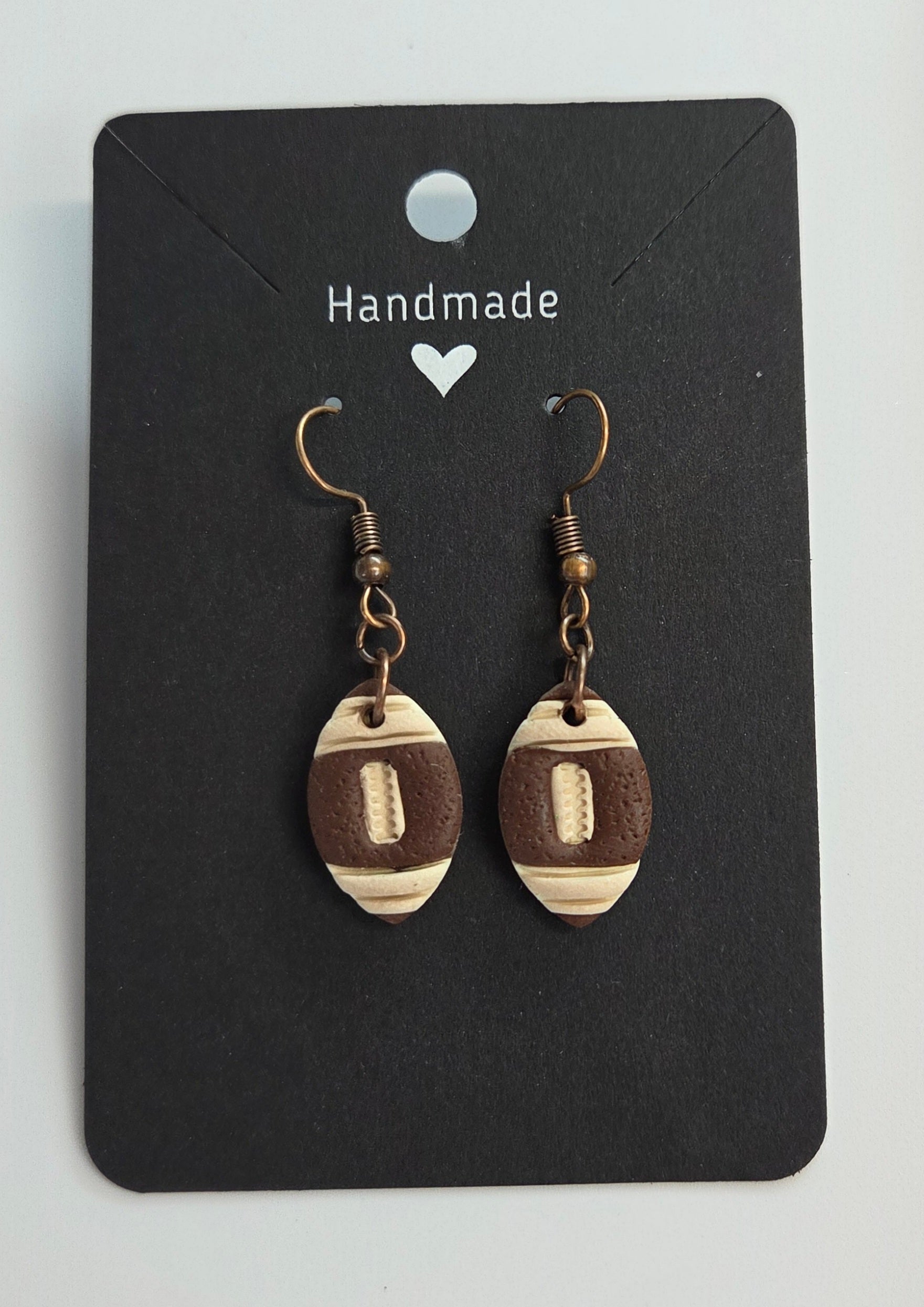 Classic Football Dangle Earrings!