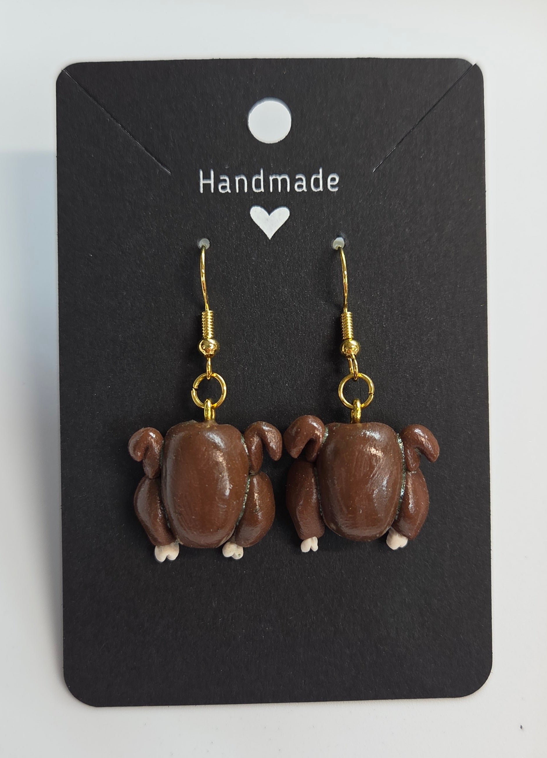 Cooked Turkey Dangle Earrings!