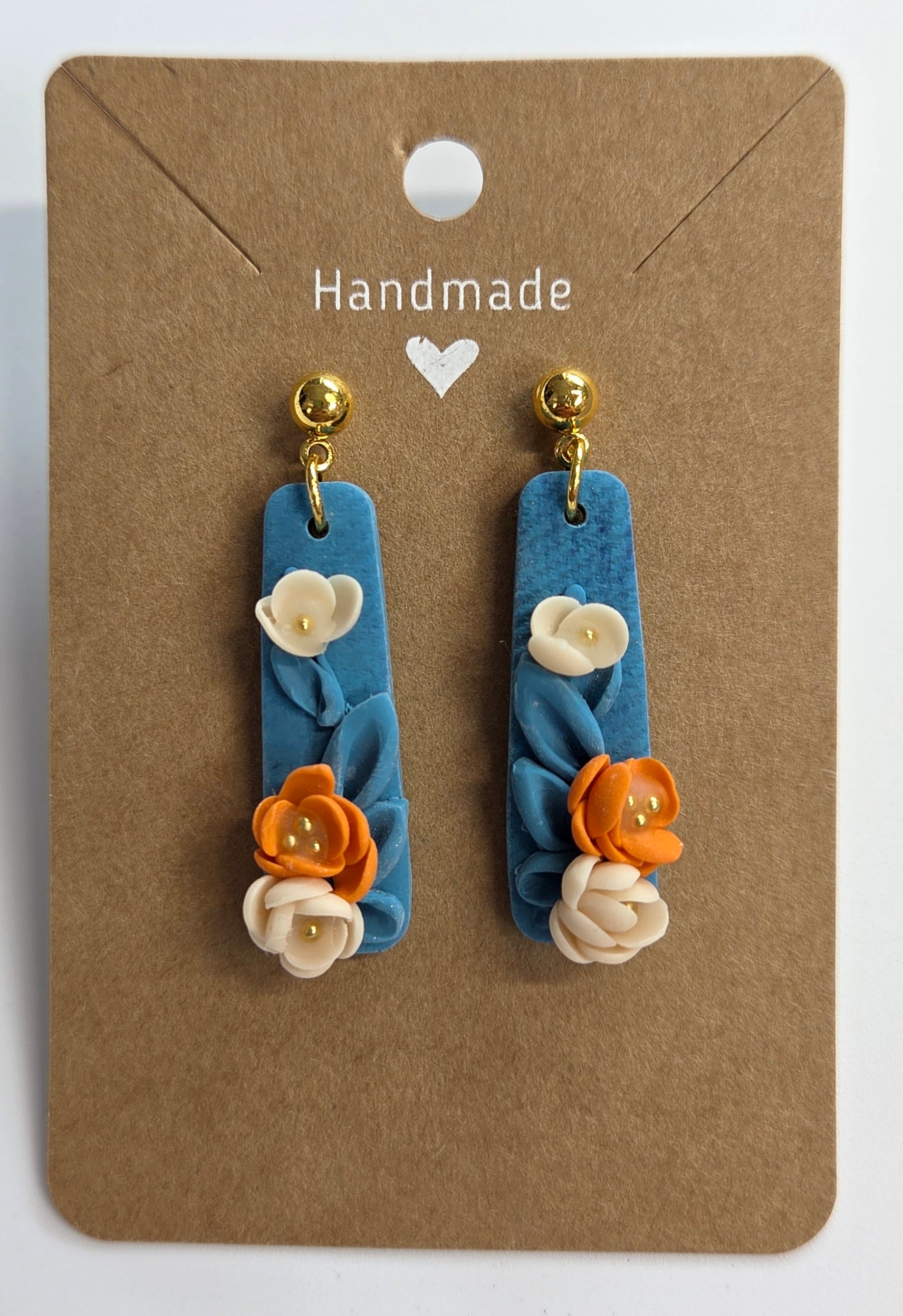 Blue Jean Girl Dangle Style Earrings!