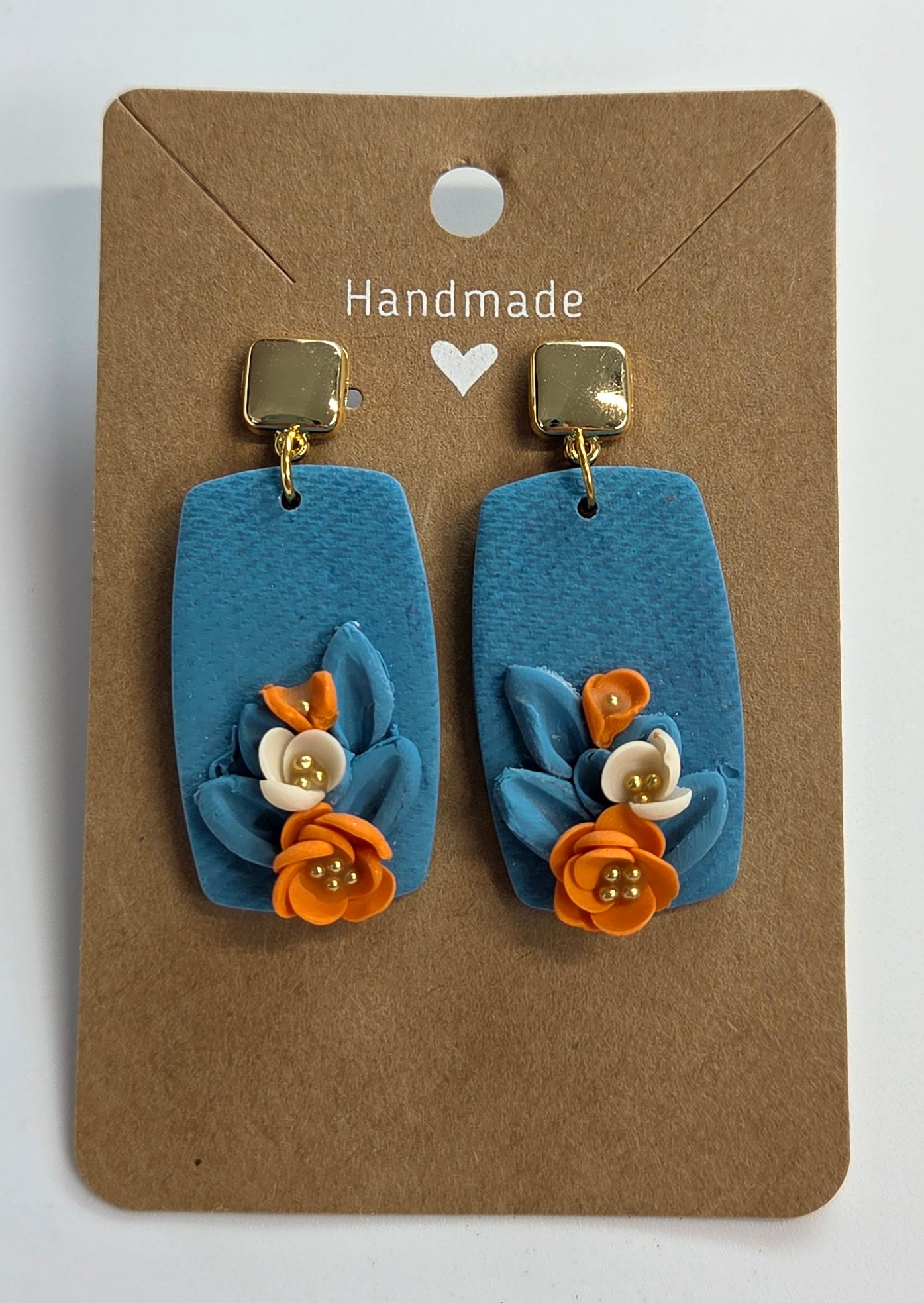 Blue Jean Girl Dangle Style Earrings!