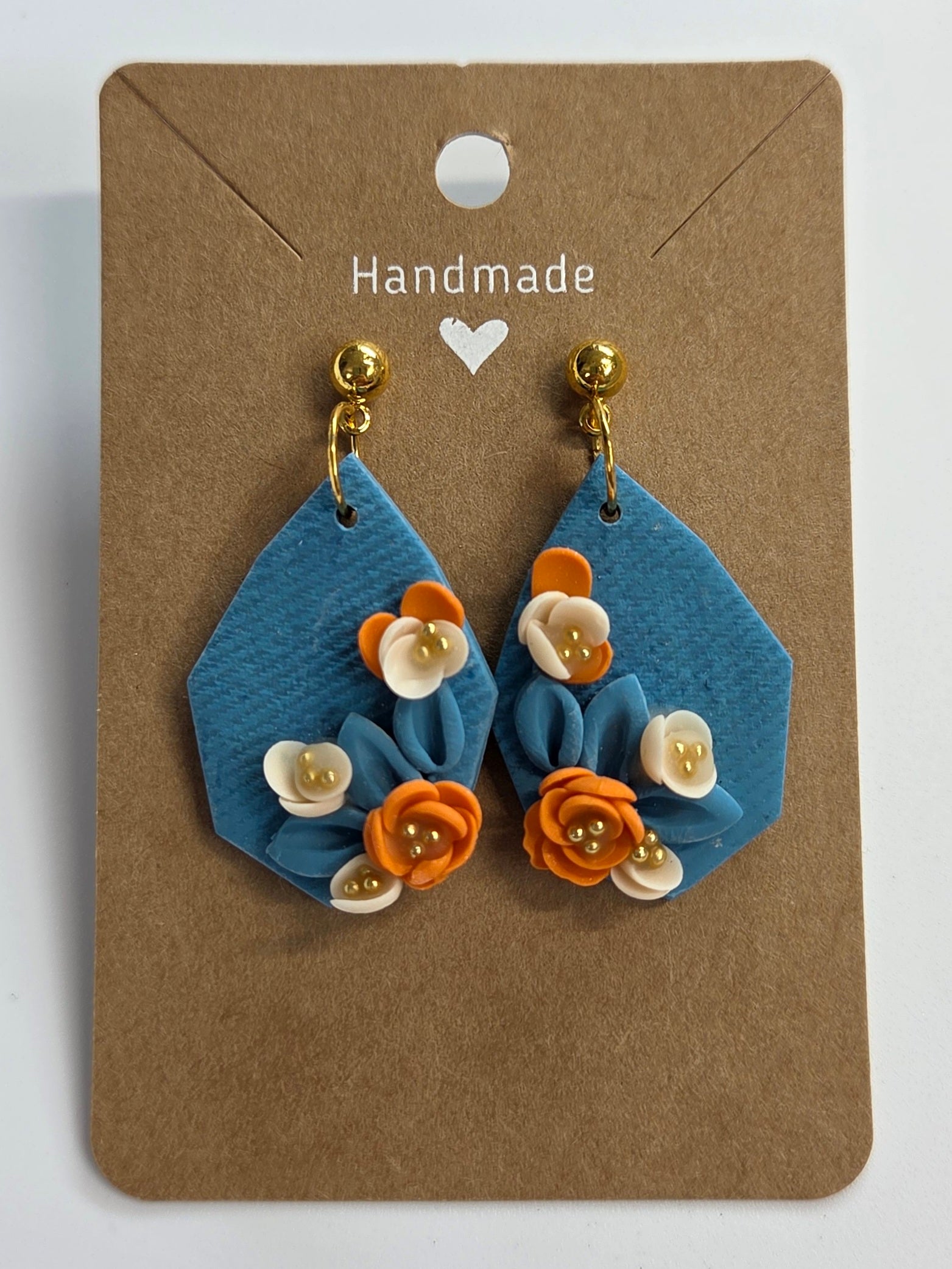 Blue Jean Girl Dangle Style Earrings!