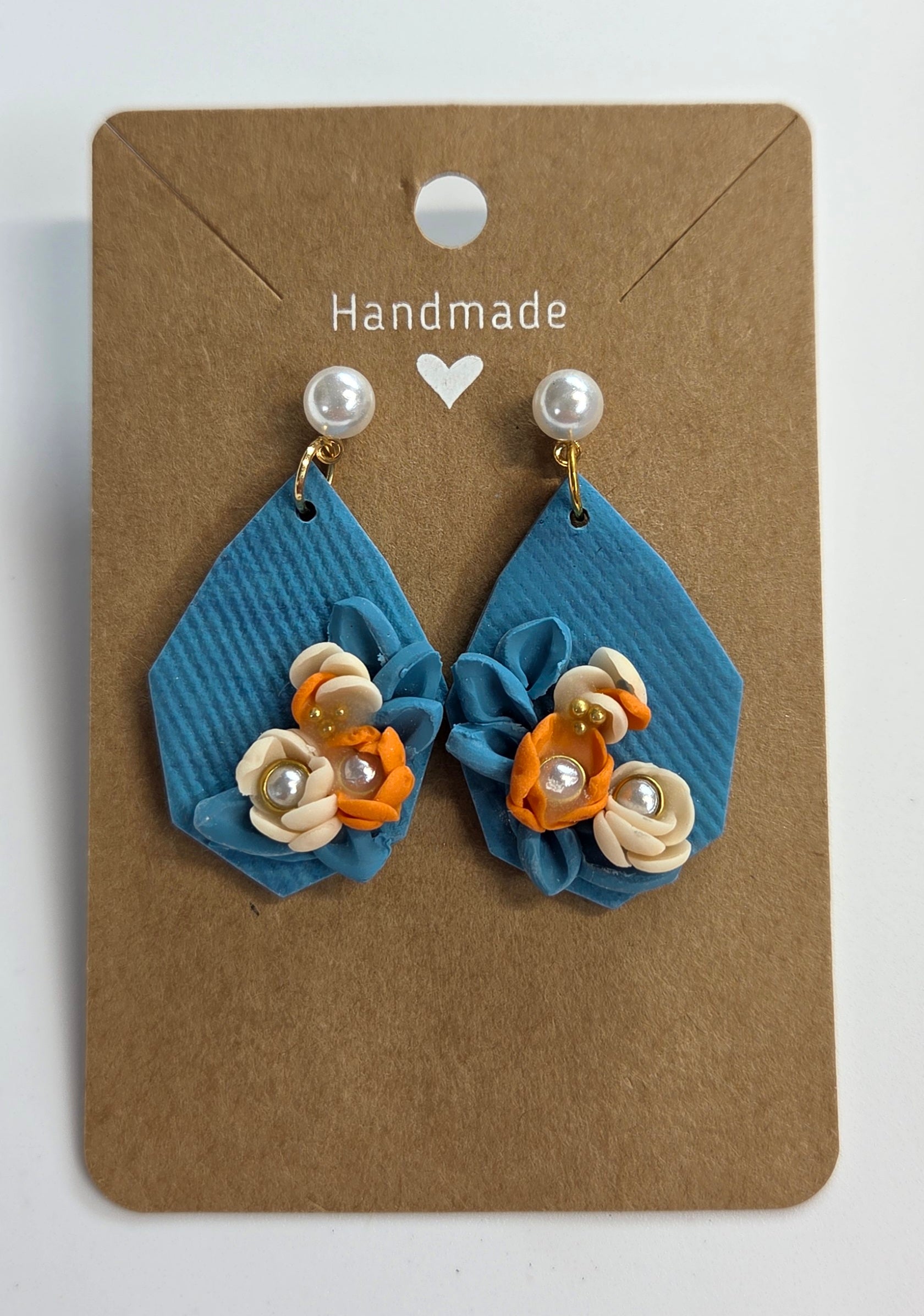 Blue Jean Girl Dangle Style Earrings!