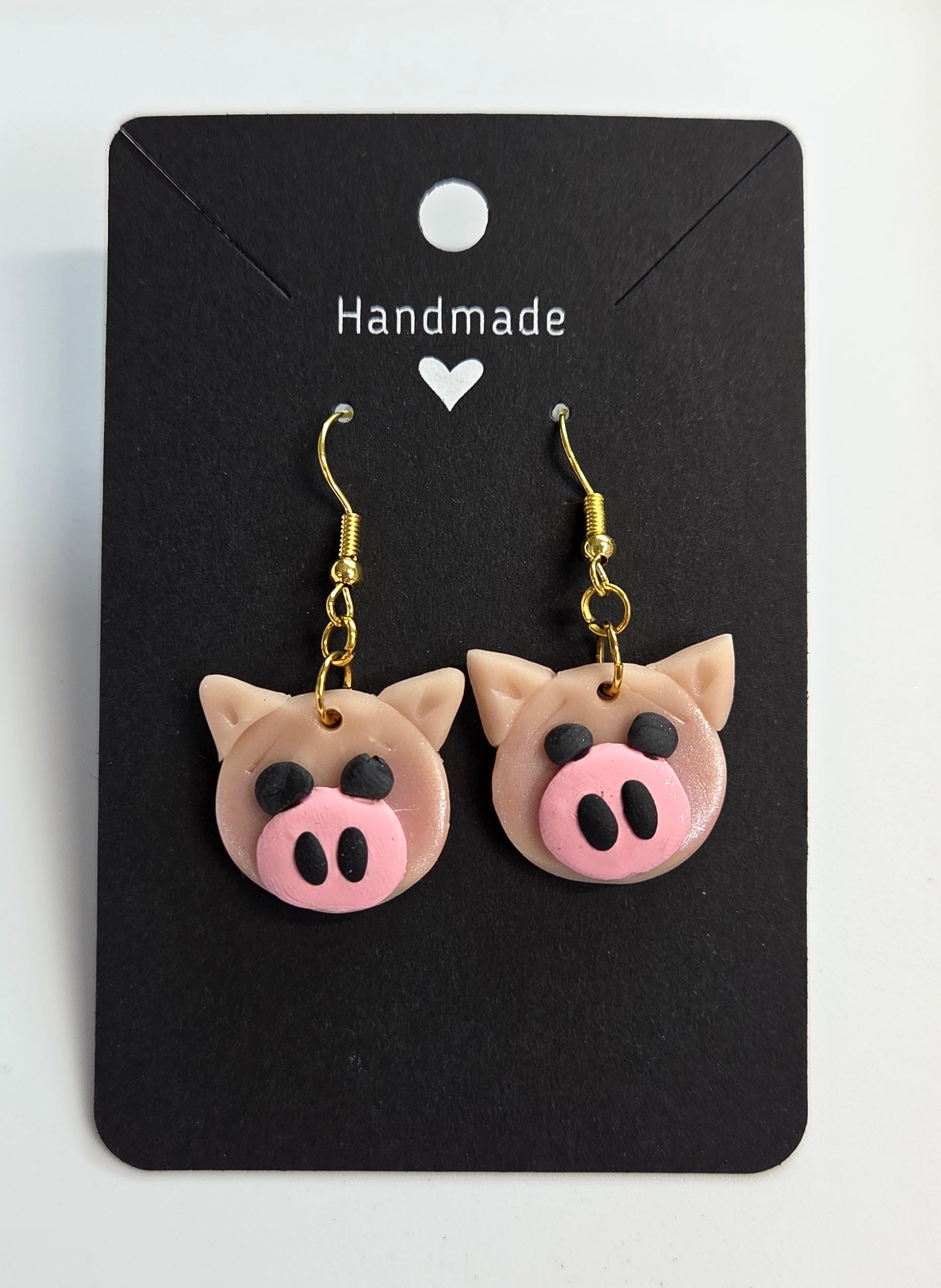 Pig Face Dangle Earrings!