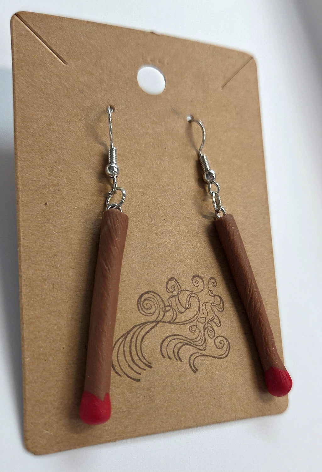 Match Stick Dangle Earrings!