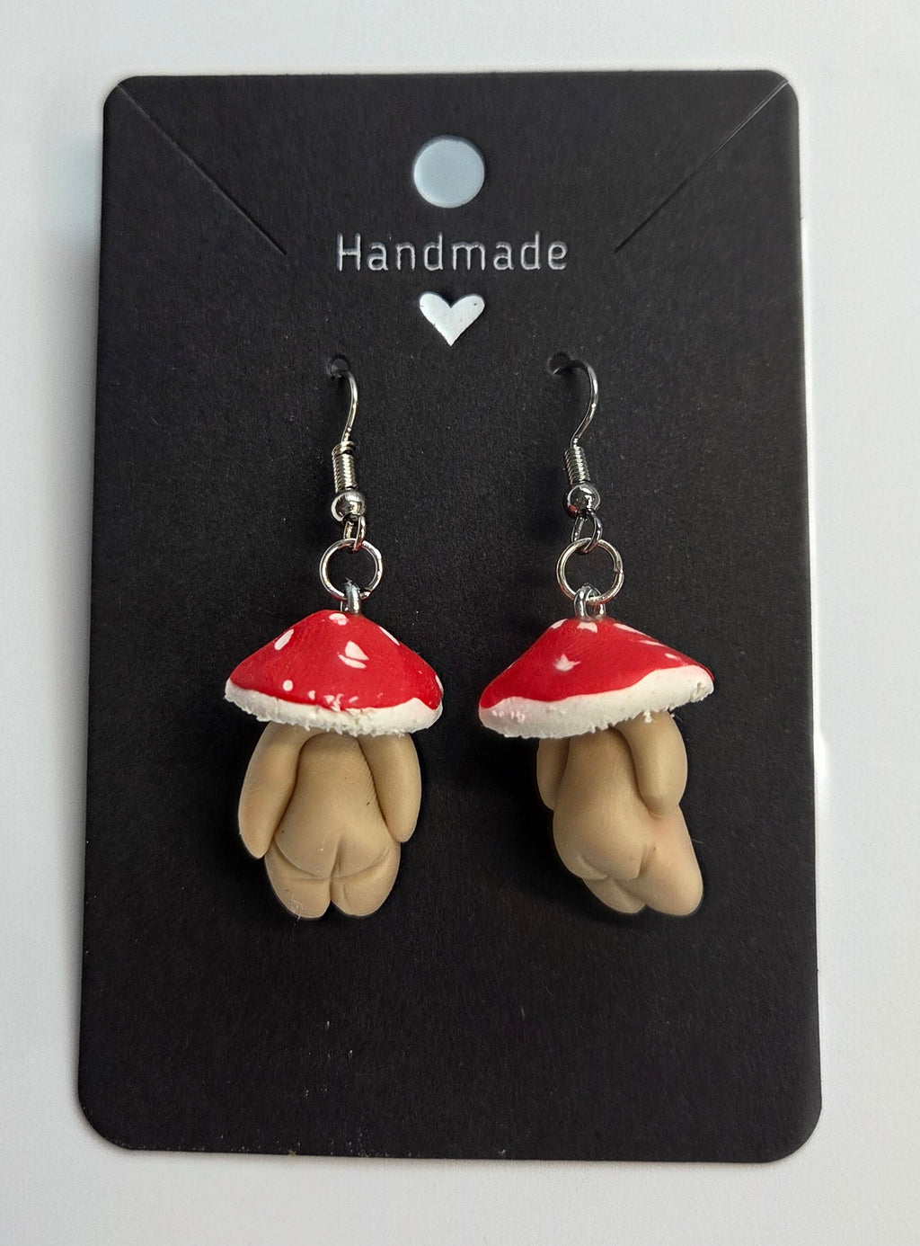 Mushroom Men Dangle Earrings!