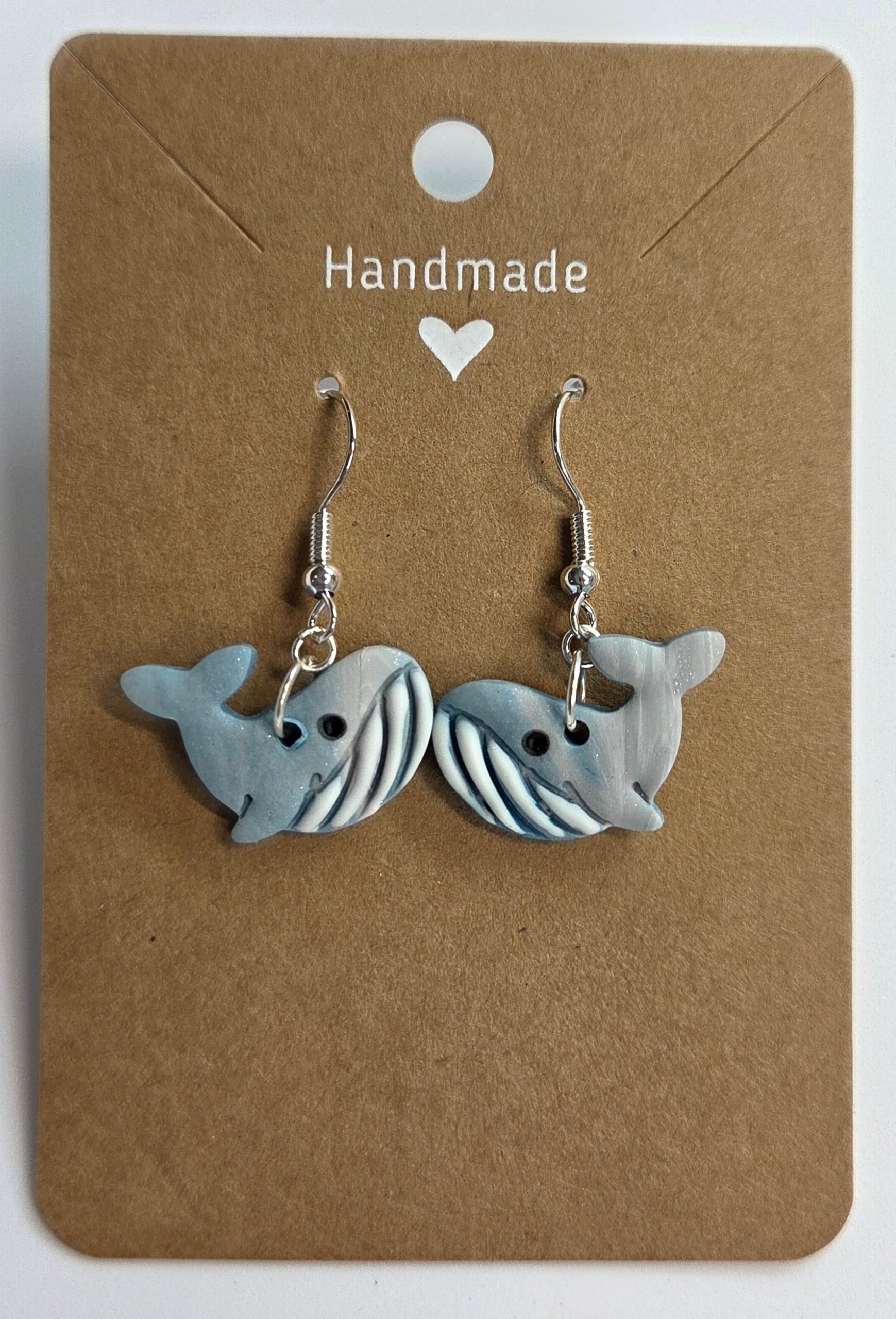 Blue Whale Dangle Earrings!