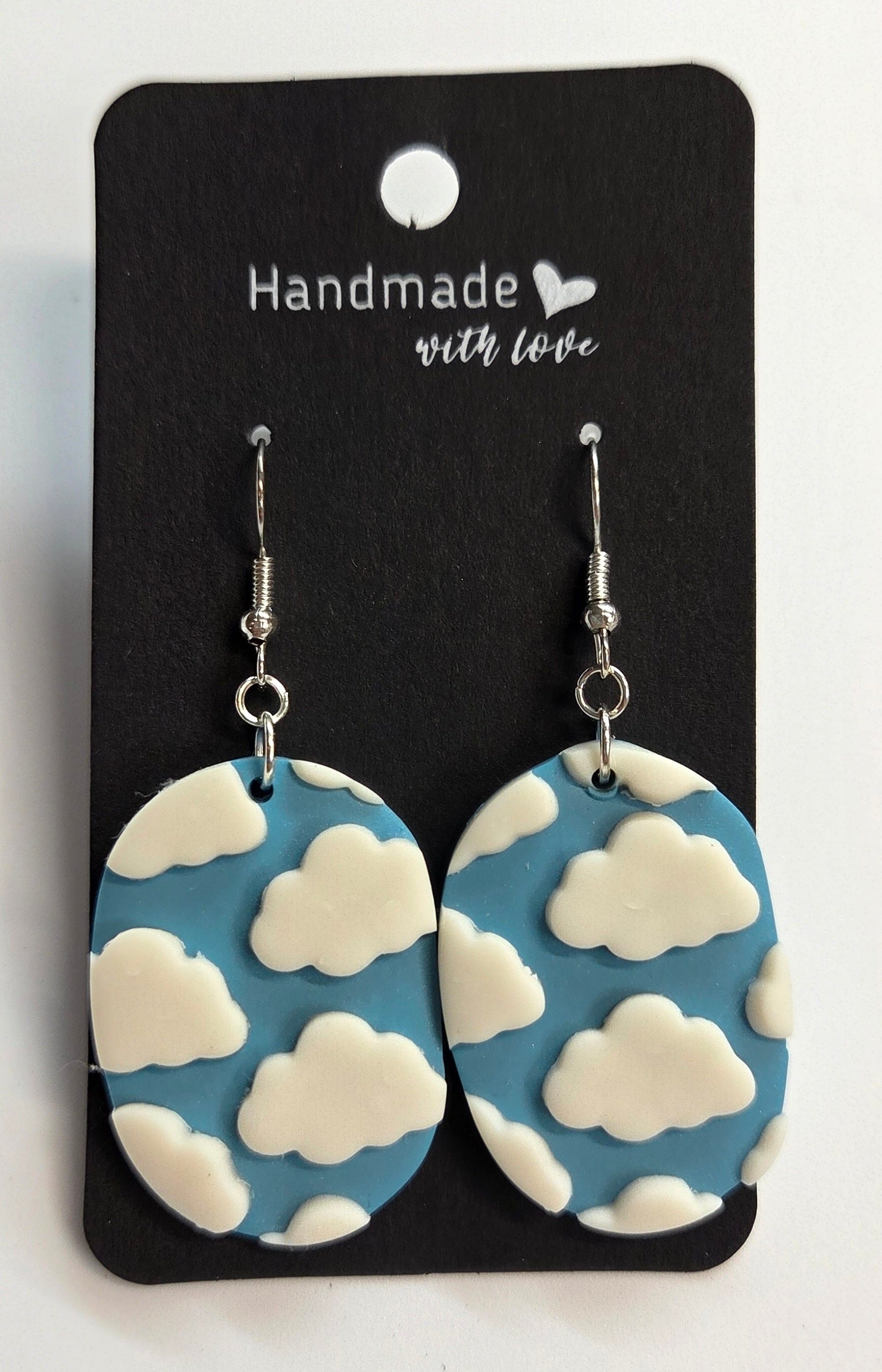 Cloudy Sky Dangle Earrings!