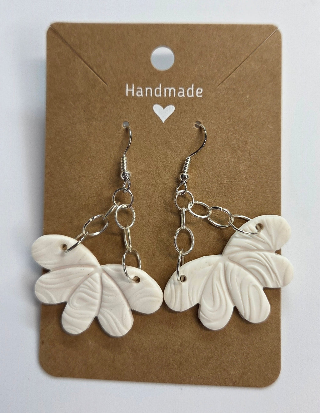 Elegant White Dangle Earrings!