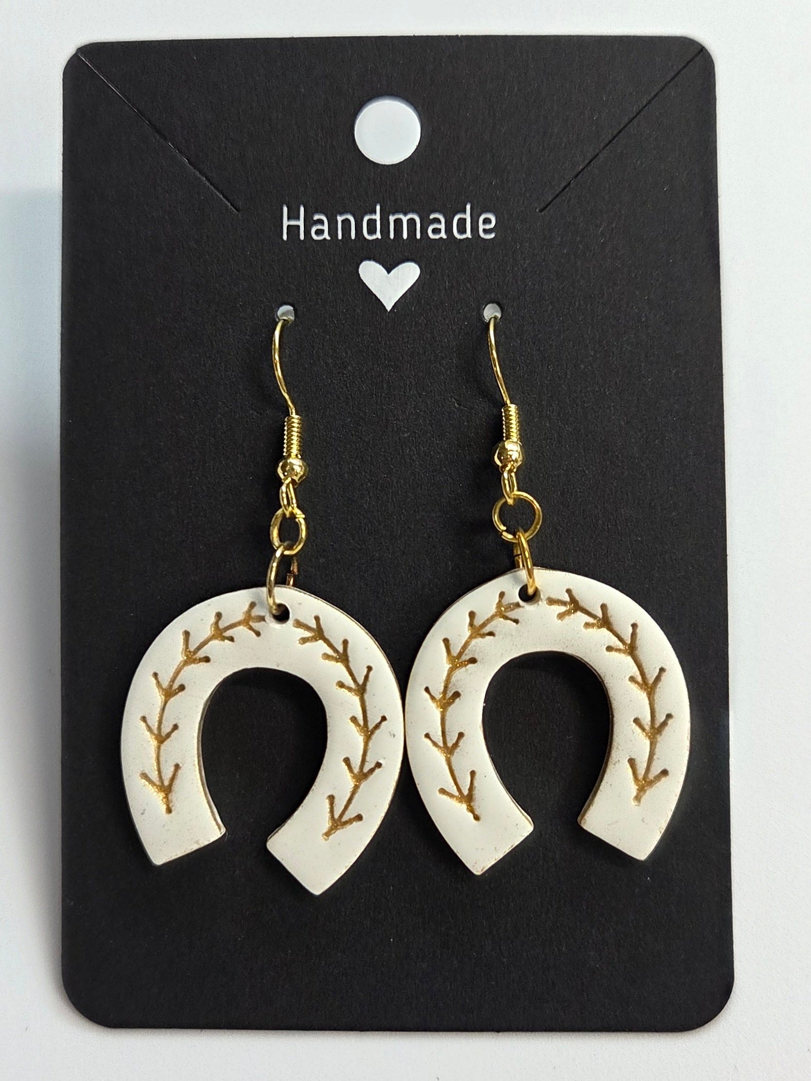 Horse Shoe Dangle Earrings!