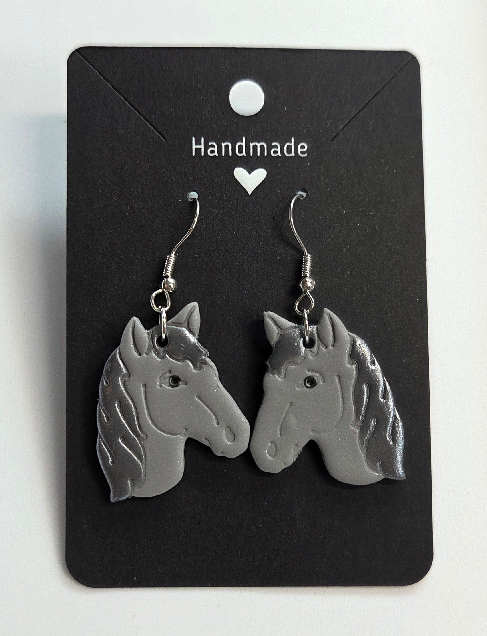 Horse Head Dangle Earrings!