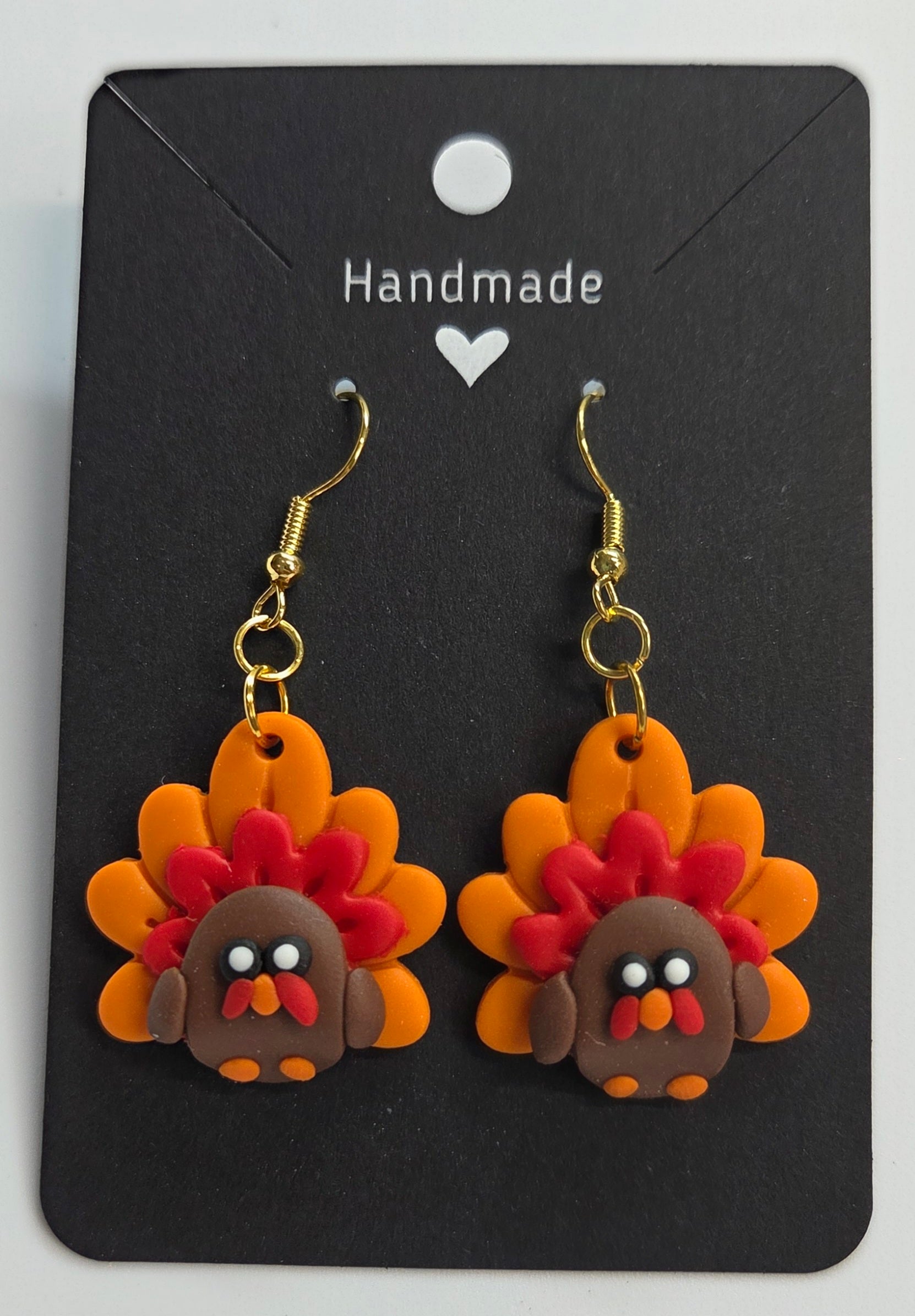 Thanksgiving Turkey Dangle Earrings!