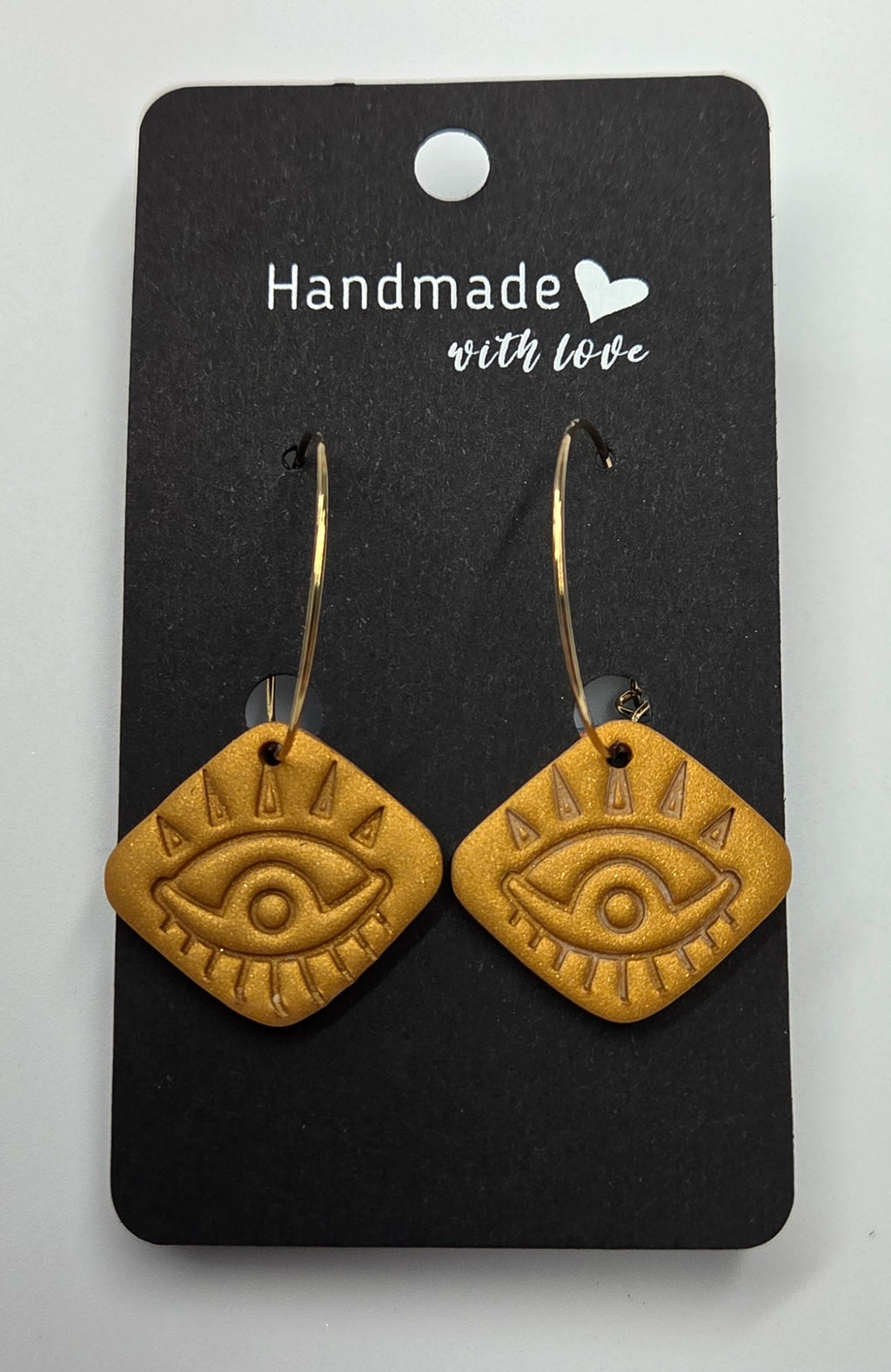Golden Eye Hoop Earring!