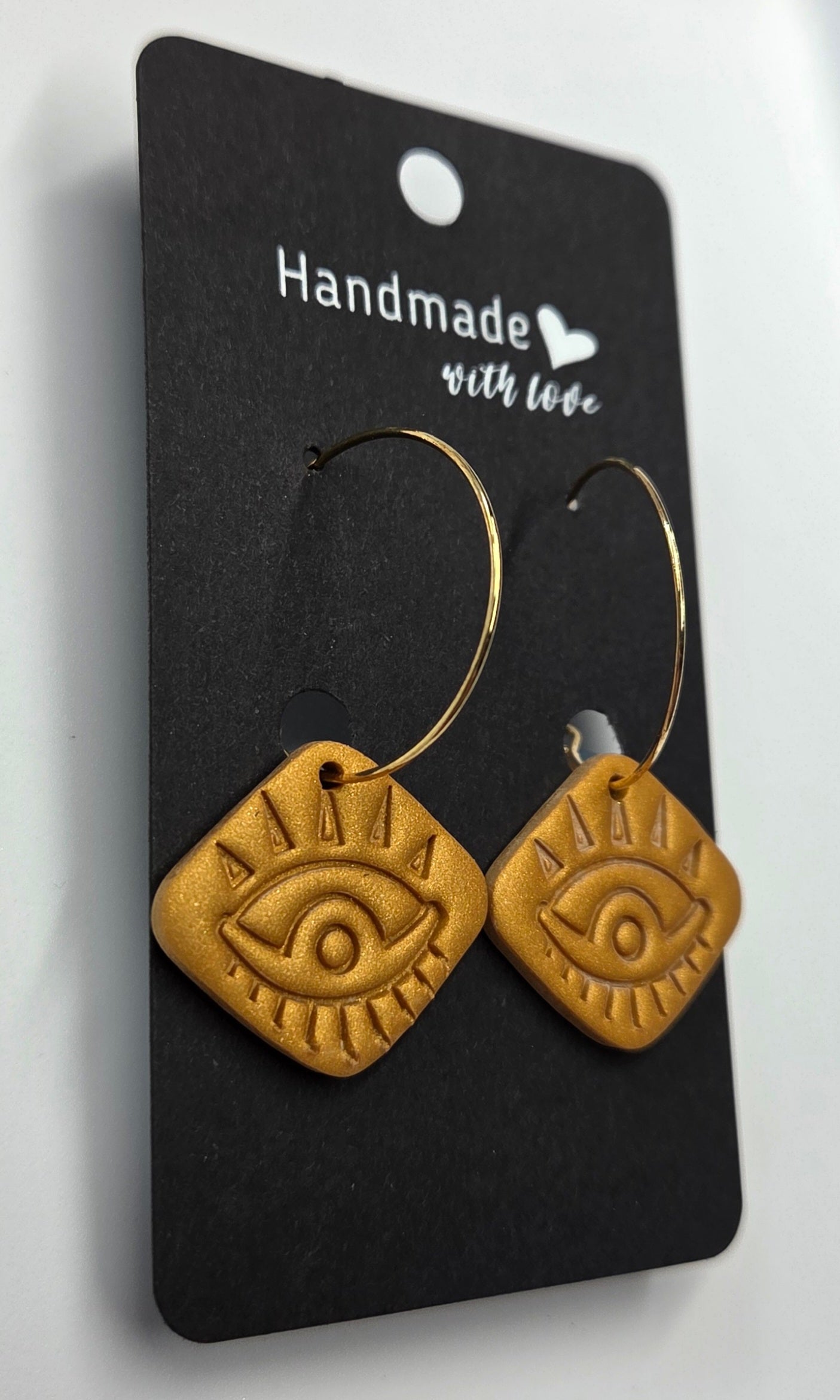 Golden Eye Hoop Earring!