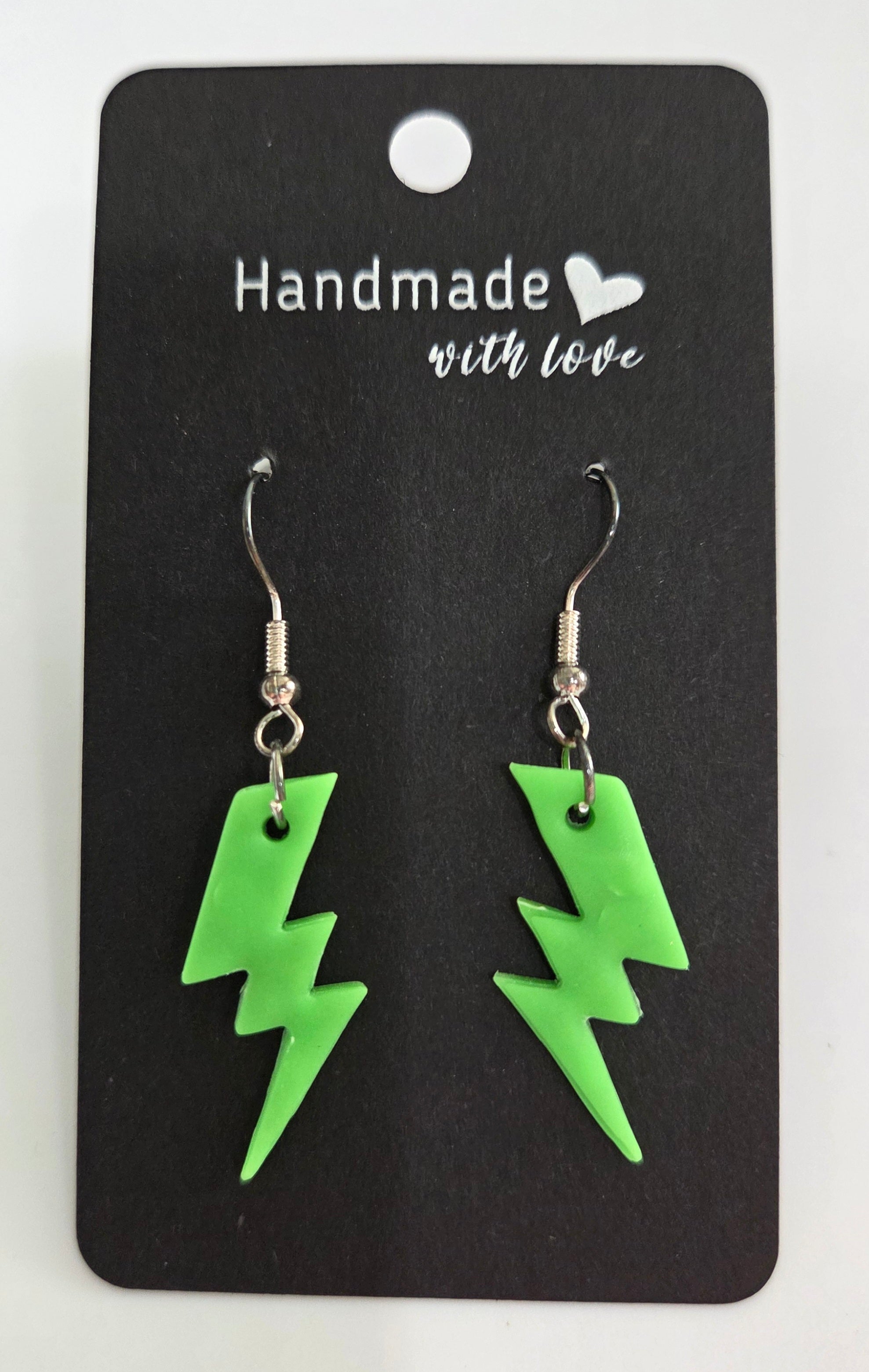 Lightning Bolt Dangle Earring