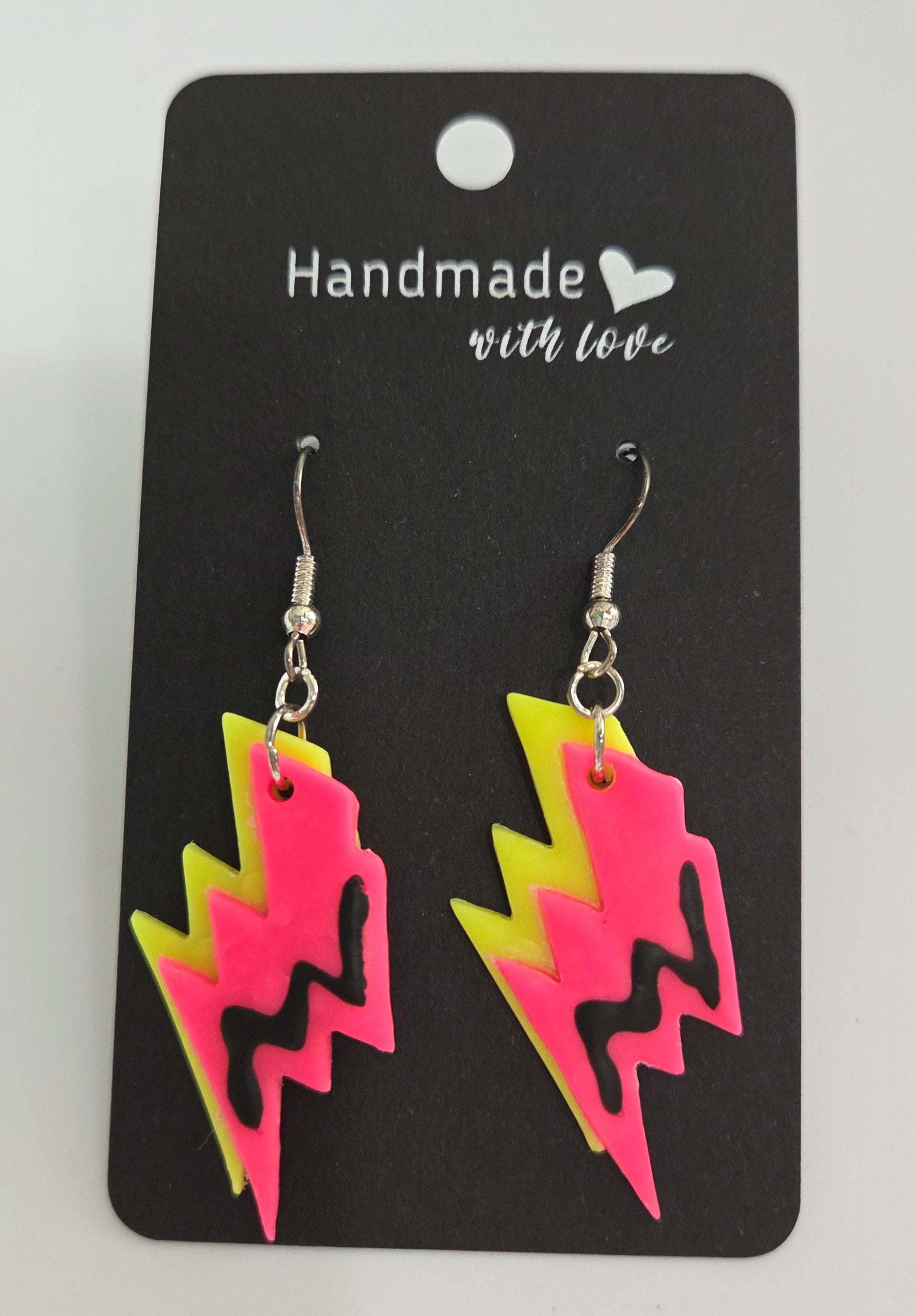 Lightning Bolt Dangle Earring