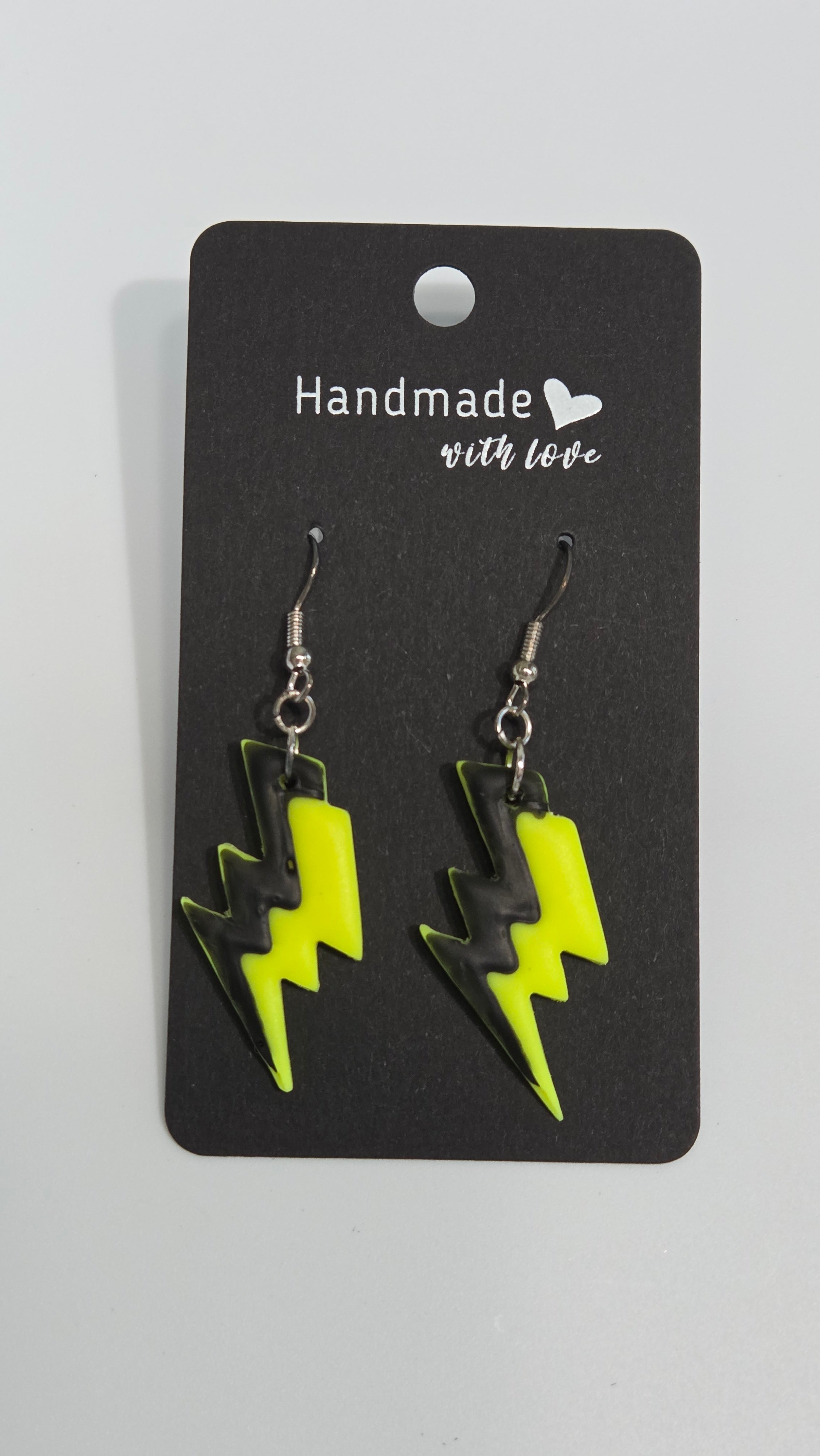 Lightning Bolt Dangle Earring