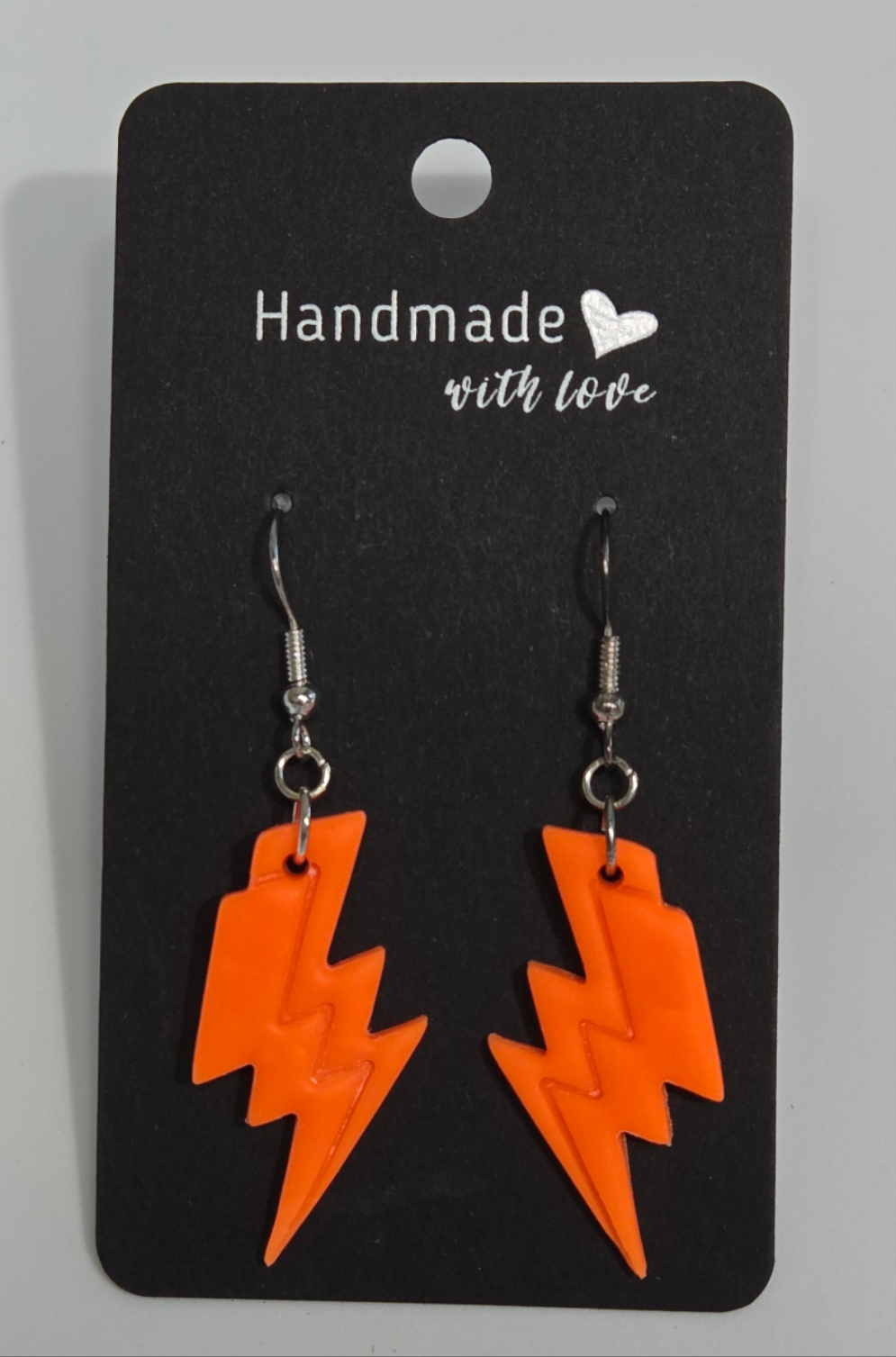 Lightning Bolt Dangle Earring