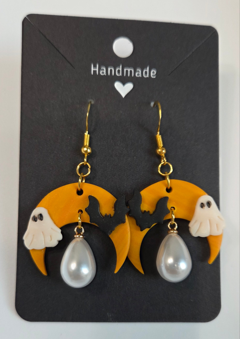 Half Moon Spooky Night Dangle