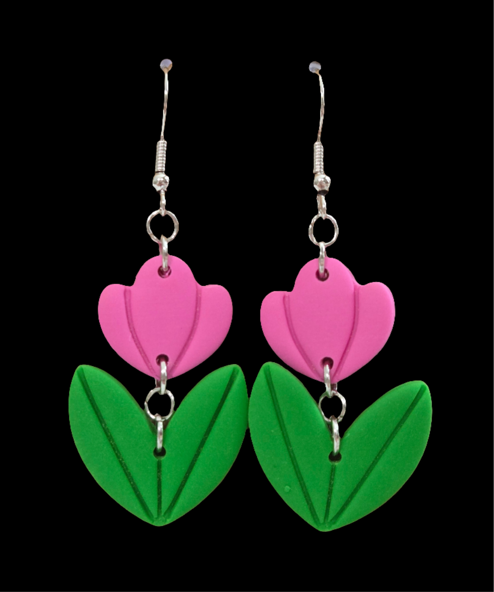 Tulip Dangle Earrings!