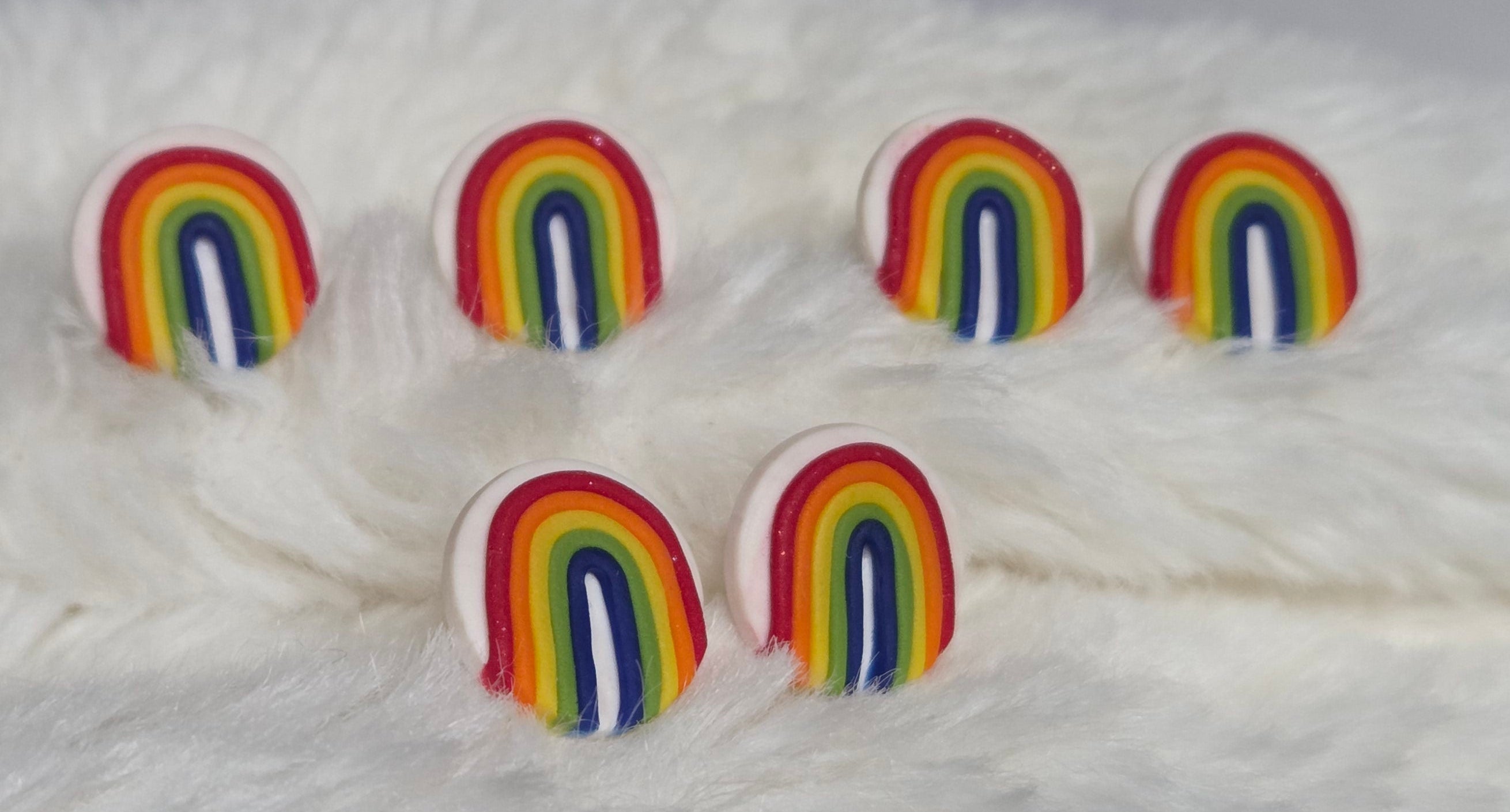 RAINBOW STUD EARRING!