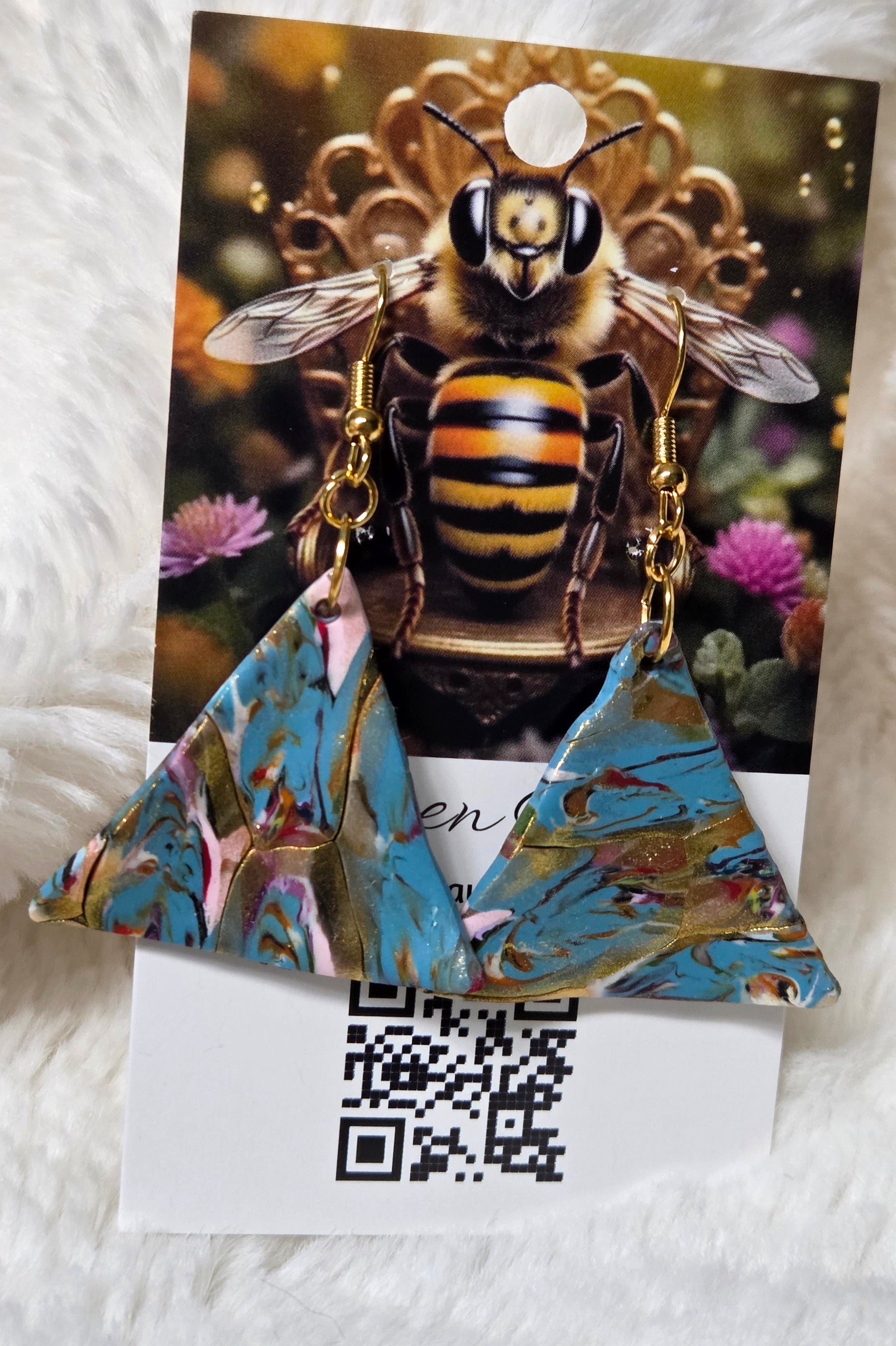 ARTISTIC GLAM DANGLE EARRINGS!