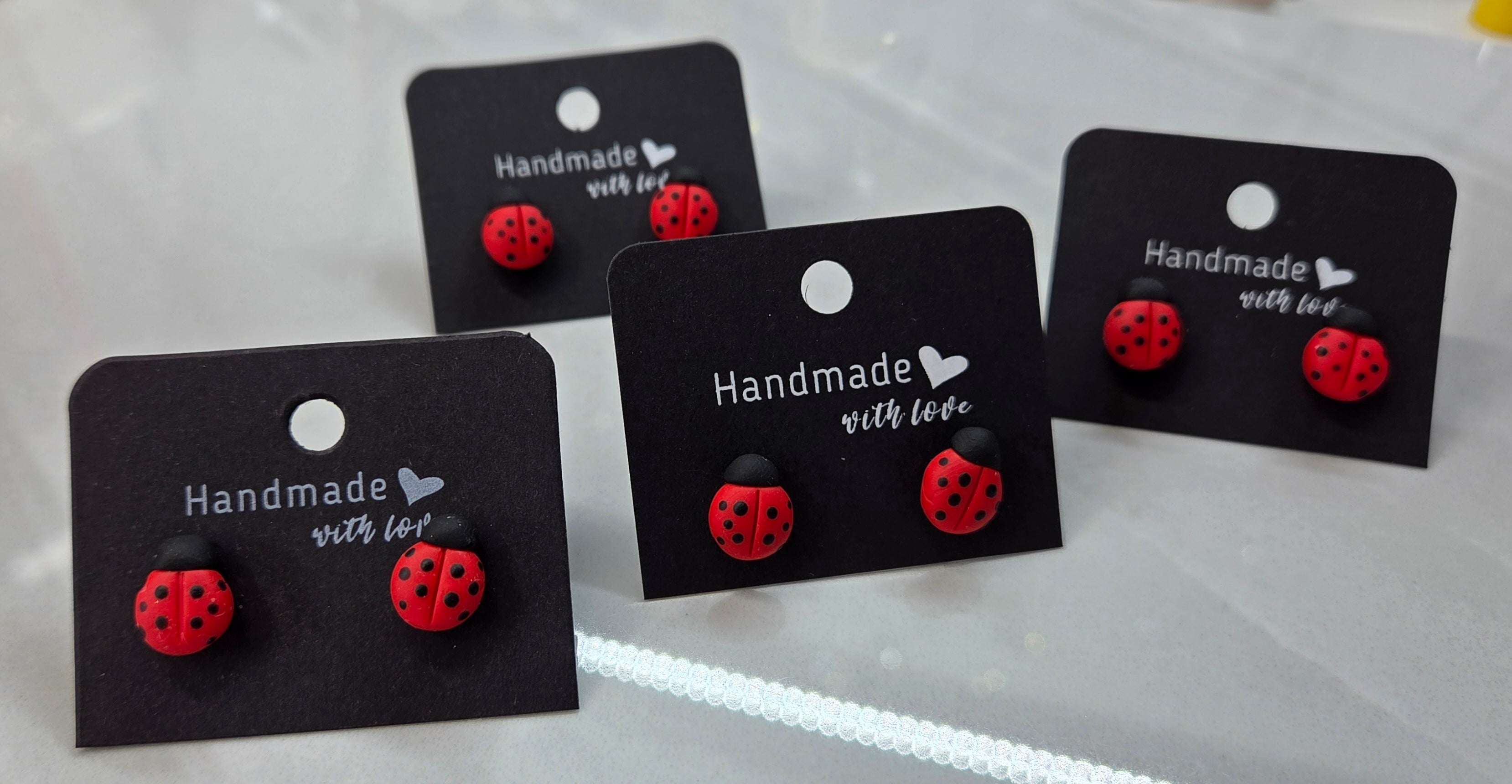 SWEET LADYBUG STUDS!