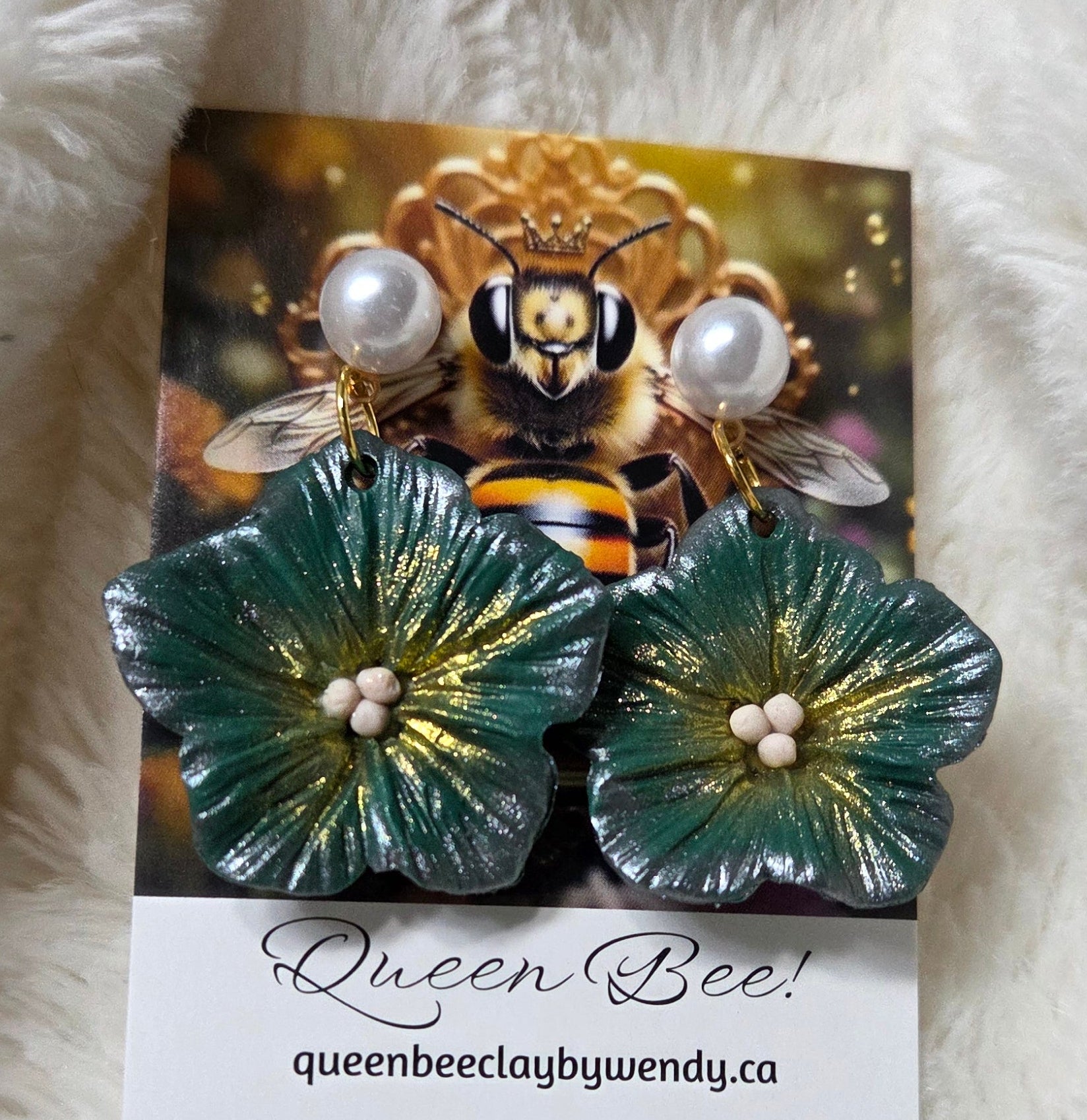 THE GREEN GLORY DANGLE EARRINGS!