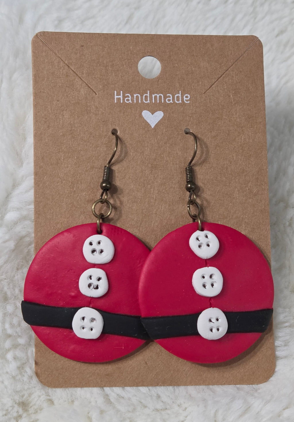 SANTAS BELLY DANGLE EARRINGS!