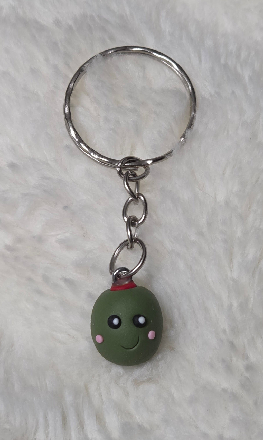 HAPPY OLIVE KEYCHAIN!