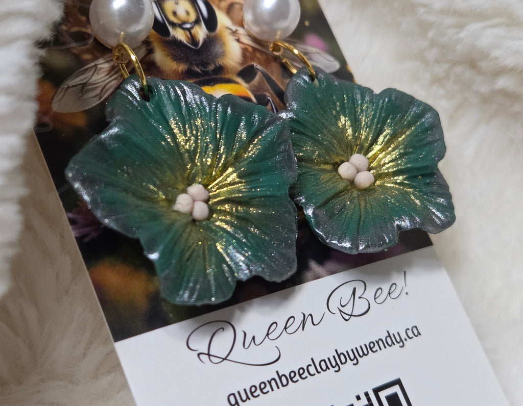 THE GREEN GLORY DANGLE EARRINGS!