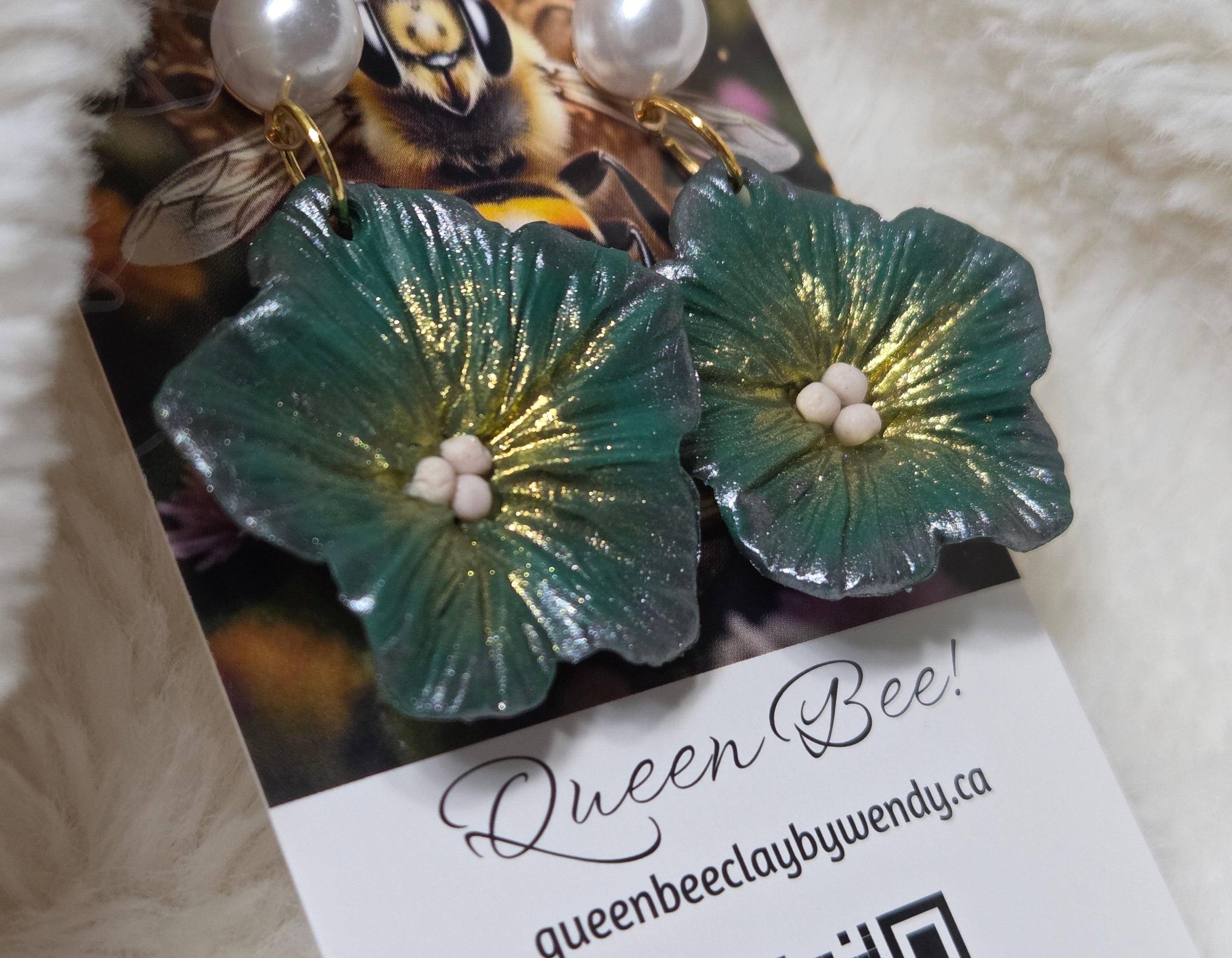 THE GREEN GLORY DANGLE EARRINGS!