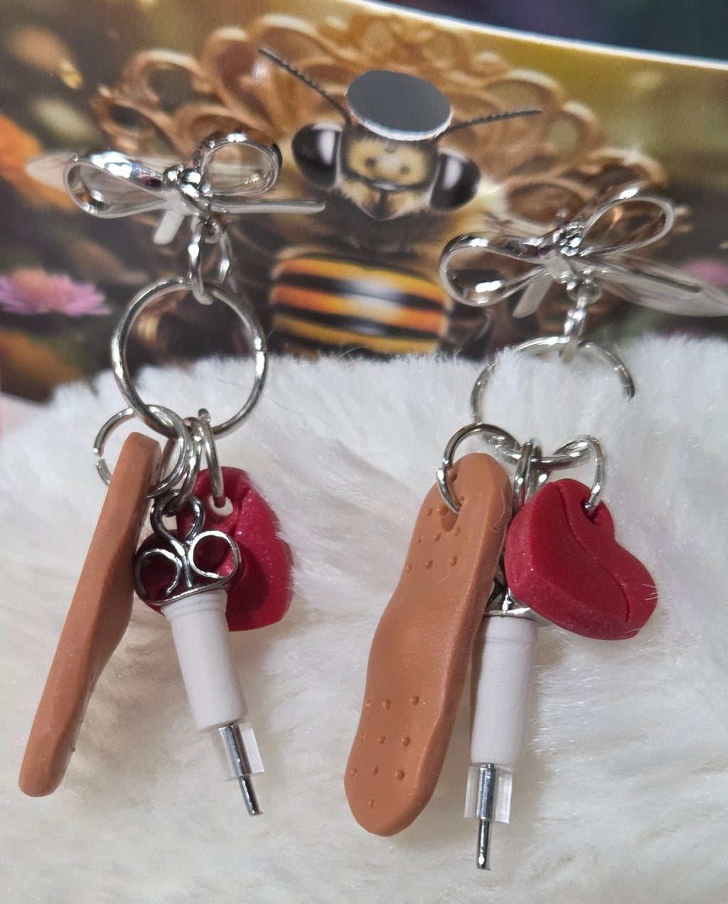 LOVE HEALTH CARE DANGLE EARRINGS!