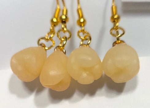 TEETH DANGLE EARRINGS!