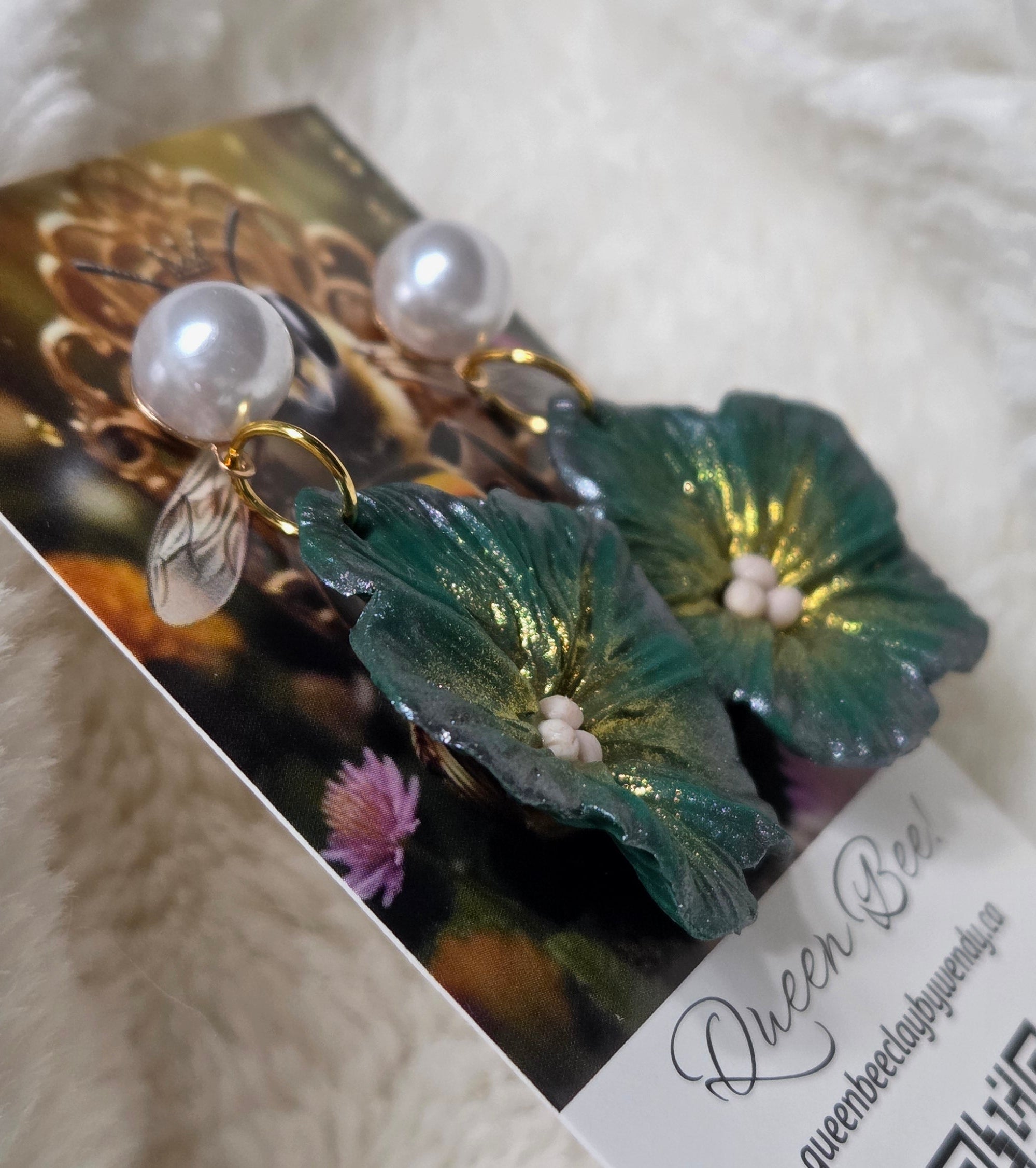 THE GREEN GLORY DANGLE EARRINGS!