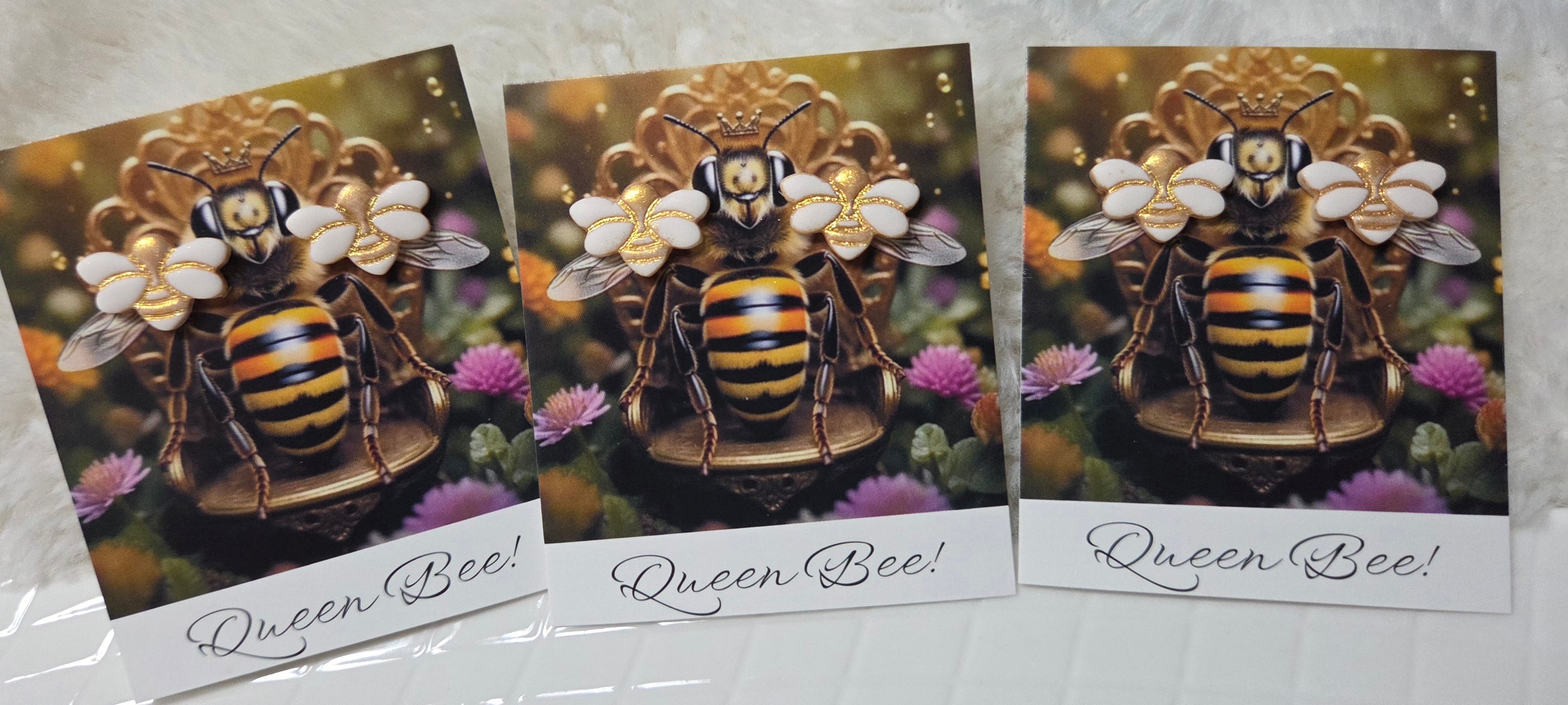 GOLDEN BEE STUD EARRINGS!