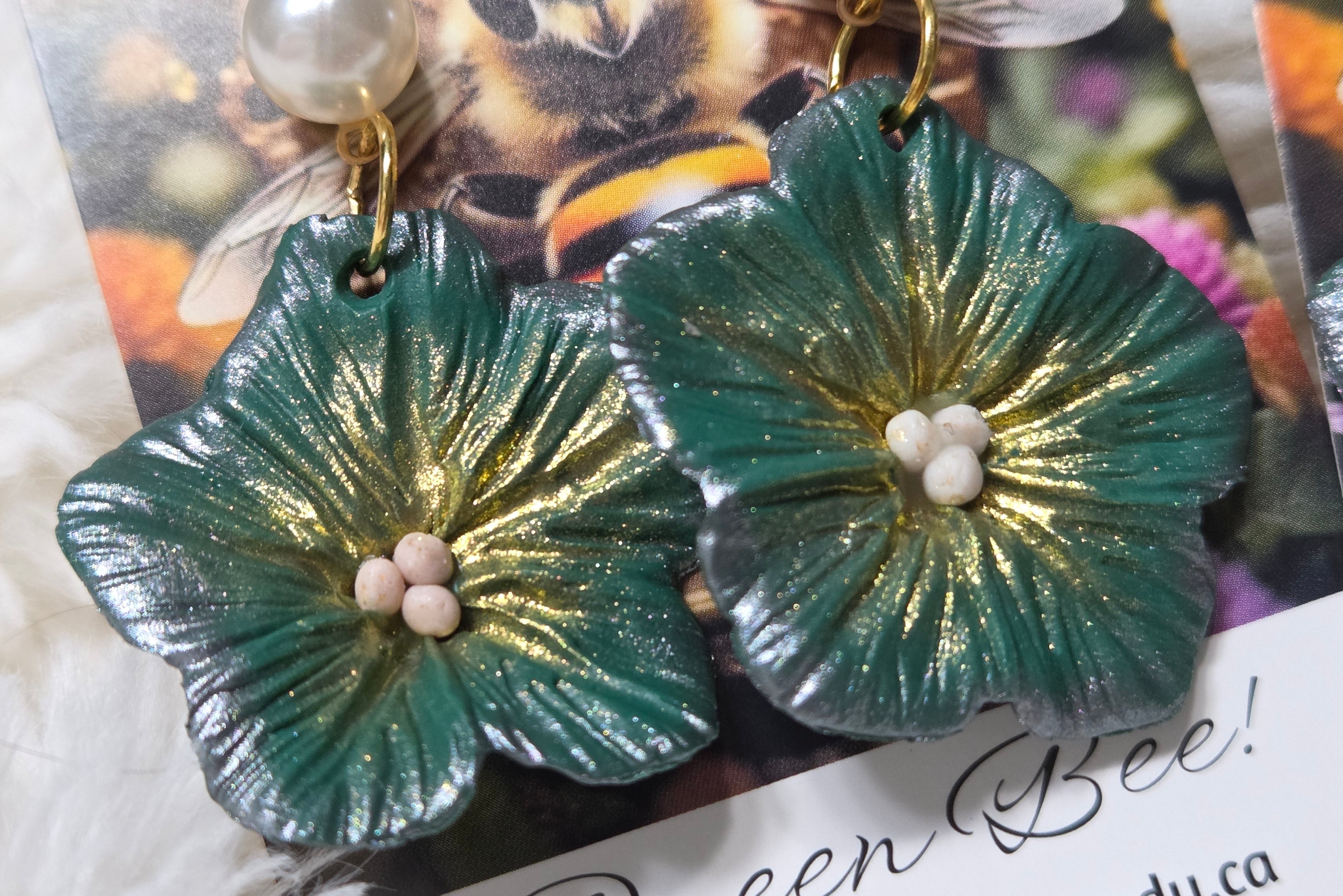 THE GREEN GLORY DANGLE EARRINGS!