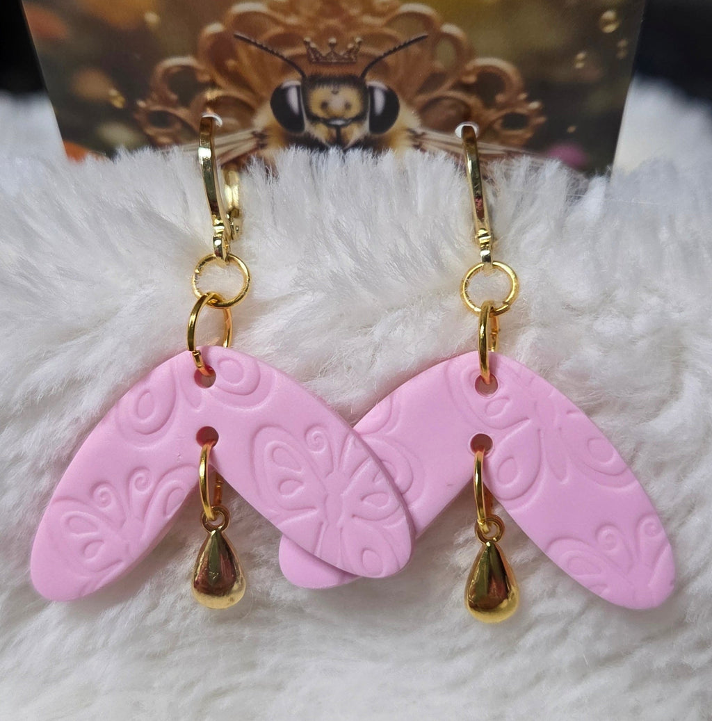 THE GOLDEN WING 18K DANGLE EARRINGS!