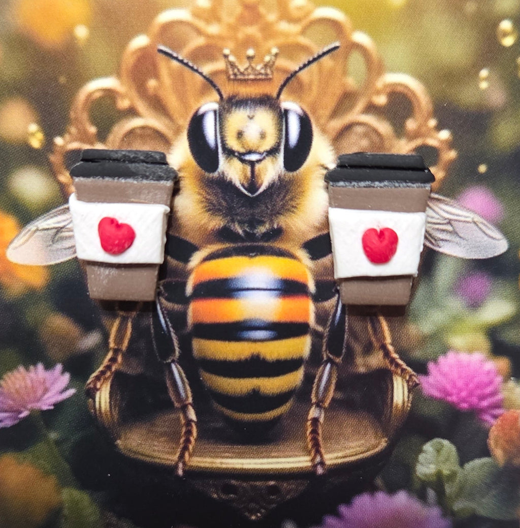 LOVE COFFEE STUD EARRINGS!