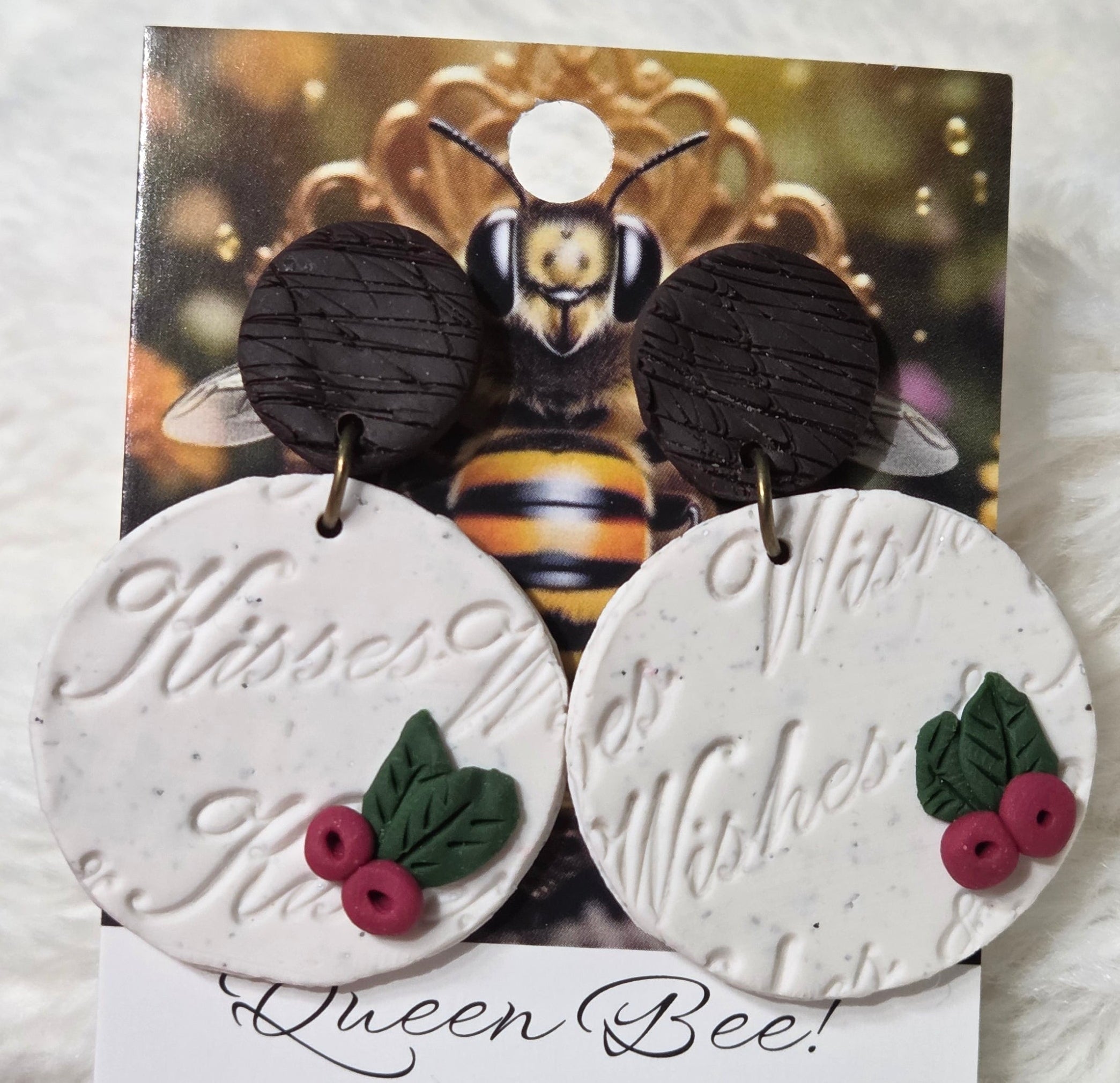 KISS & WISH BERRY DANGLE EARRINGS!