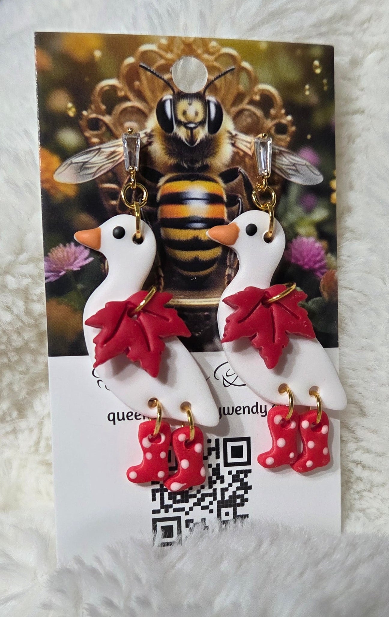 CANADIAN DUCK IN RED BOOTS!